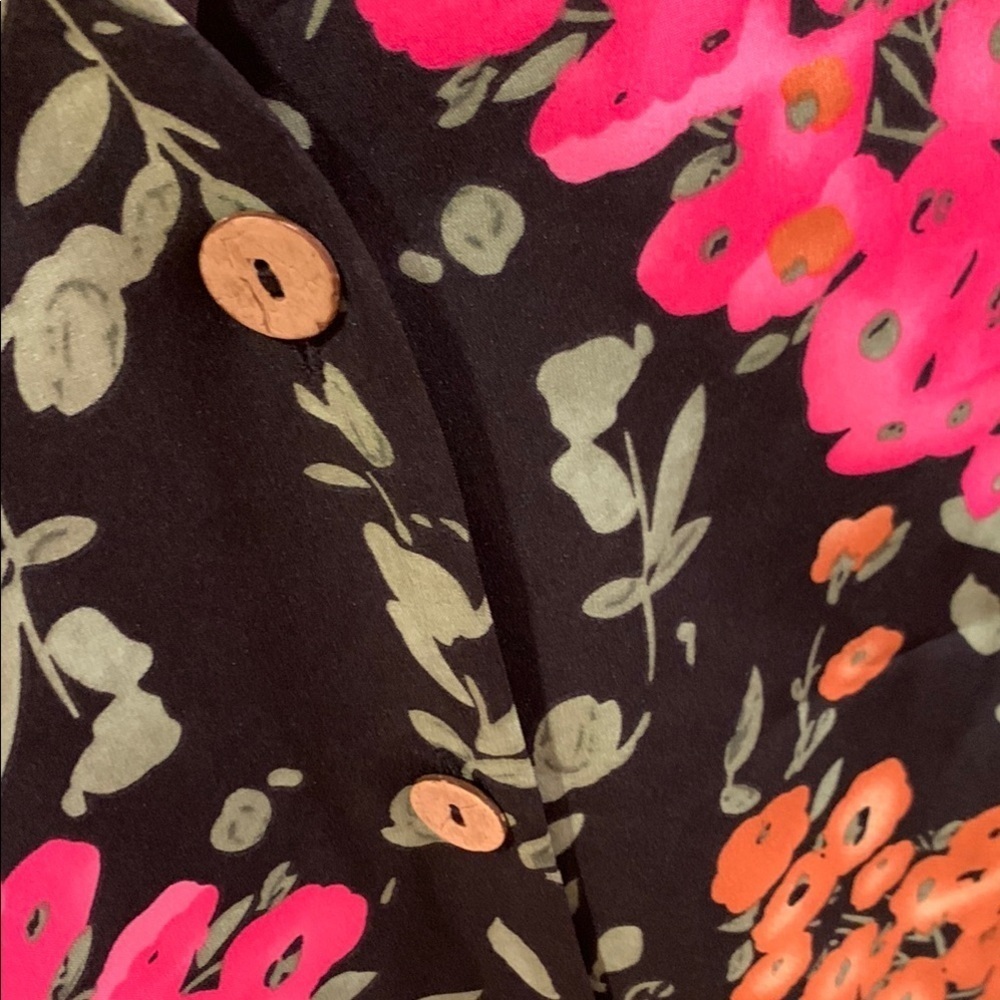 SHEIN Black Floral Dress - Picture 3 of 7